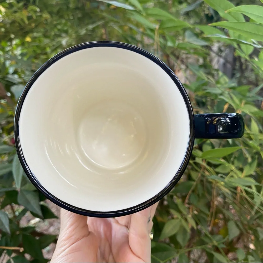 Hipster Mouse Mug with Black Handle NWOT